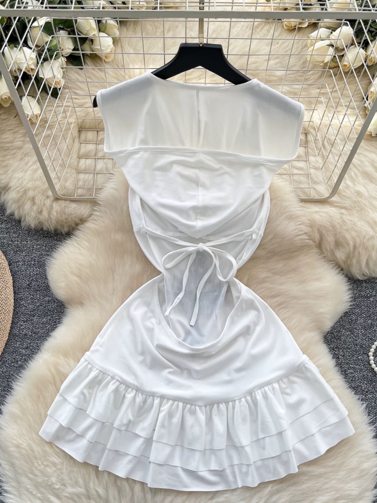 Solid abstract Halloween dress CD907 images